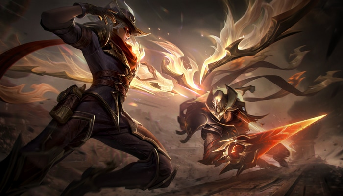 High Noon Varus and Talon fighting