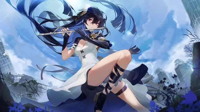 4K Punishing: Gray Raven Selena Playing Flute