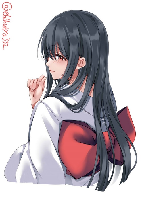 Kantai Collection's Fusou in a Kimono