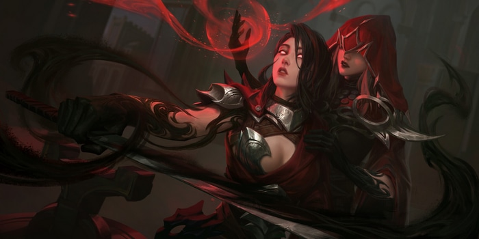 Two women with swords and magic
