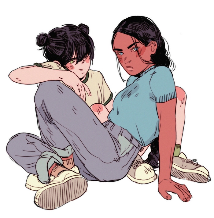 Katara and Toph from Avatar: The Last Airbender
