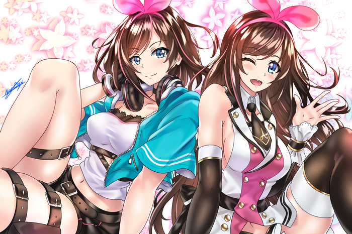Kizuna Ai and Nez-Box