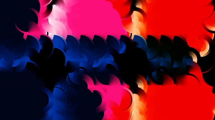 4K Abstract 3D Colorful Shapes