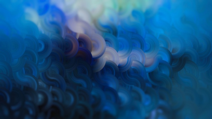 4K Abstract Blue Swirls
