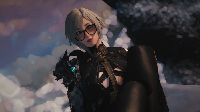4K fantasy girl in The Elder Scrolls V: Skyrim