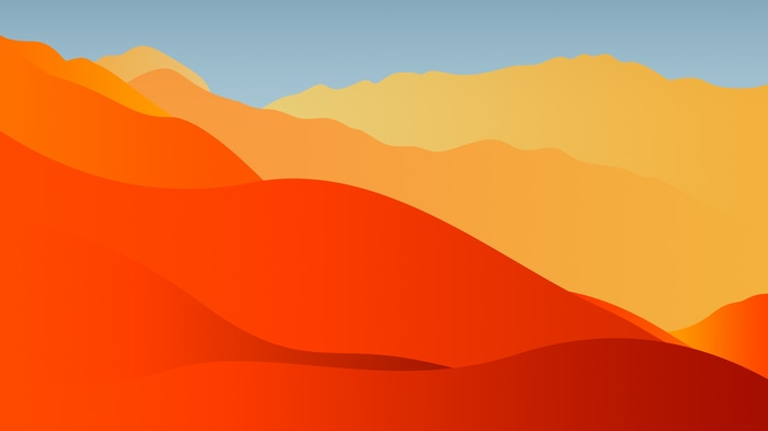 4K abstract mountain landscape vector art