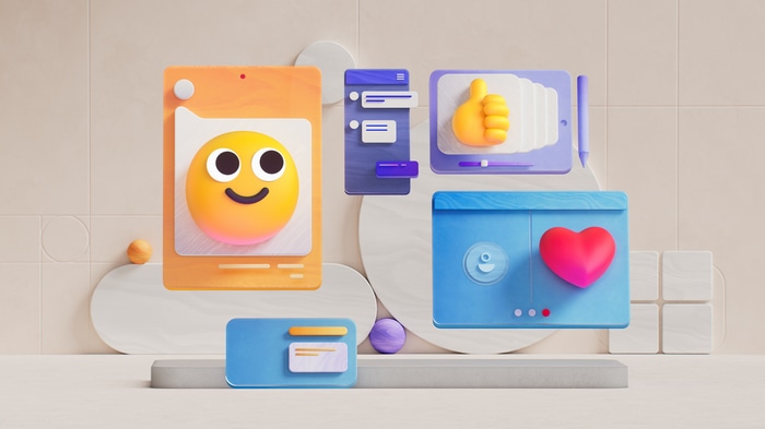 4K Icons: Emoji, Thumbs Up, and Heart