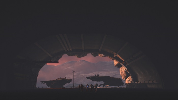 Noble 6 and allies in Halo Reach