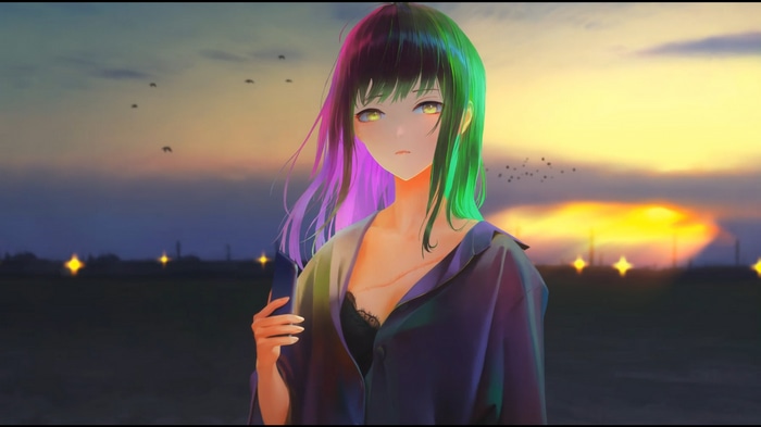 Artwork of a girl by Arata Yokoyama