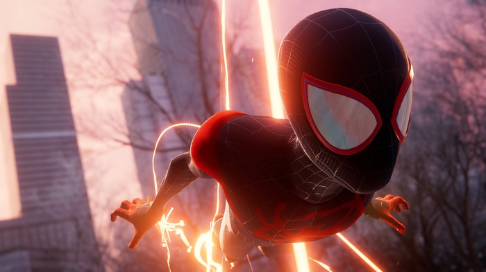 4K Spider-Man: Miles Morales in action