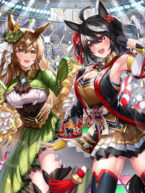 Satono Diamond and Kitasan Black from Uma Musume Pretty Derby