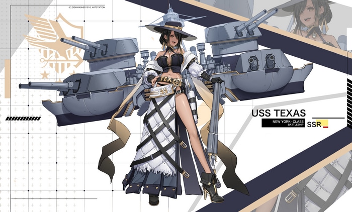 Azur Lane USS Texas New York-Class Battleship