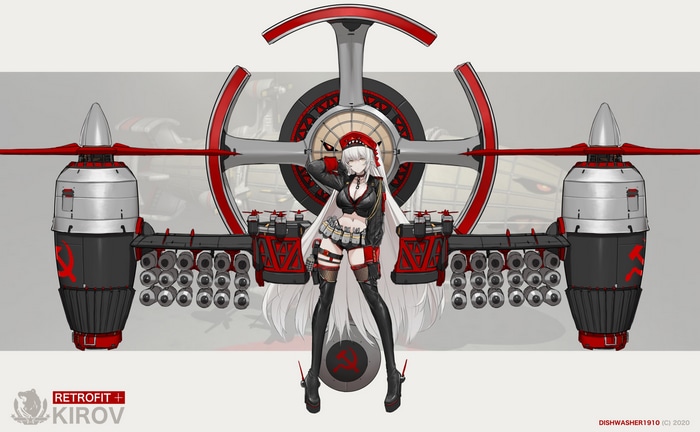 Azur Lane Kirov Retrofit by Dishwasher1910