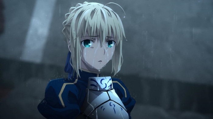 Artoria Pendragon Crying in the Rain