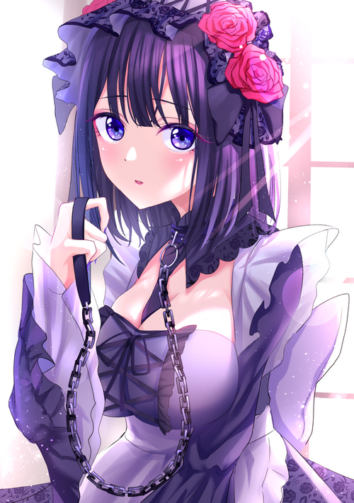 Kitagawa Marin in a Gothic Lolita Dress