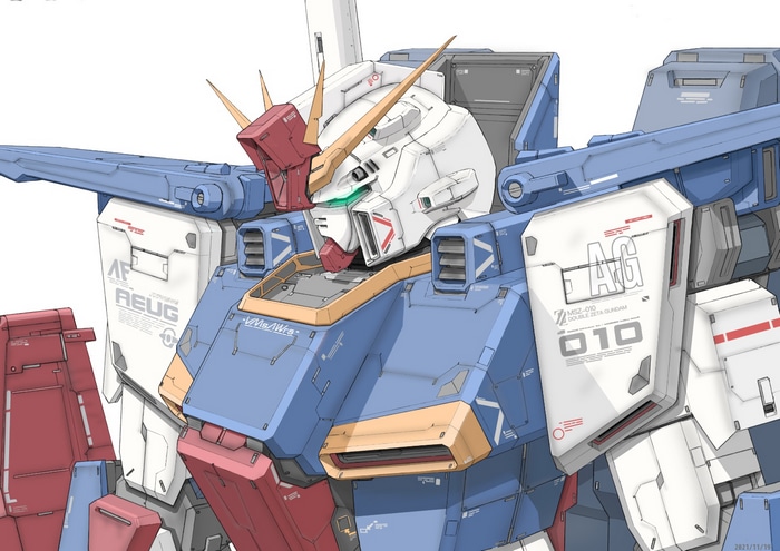 MSZ-010 Double Zeta Gundam Fan Art