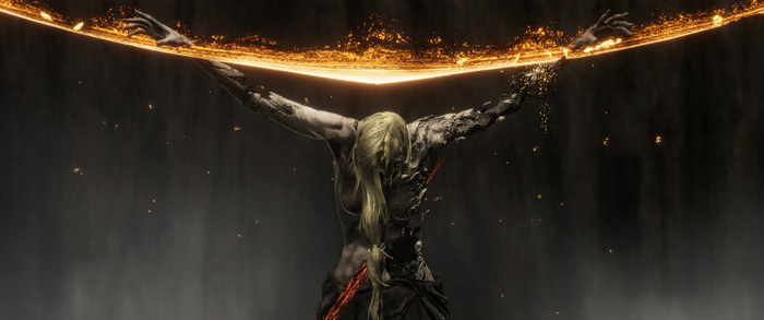Elden Ring: Marika holding the Elden Ring