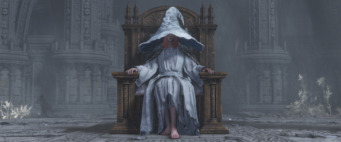 Elden Ring: Rennala on the Elden Throne