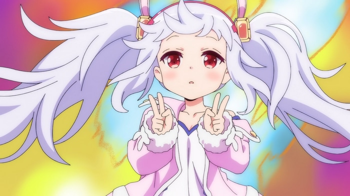 Laffey from Azur Lane making peace signs