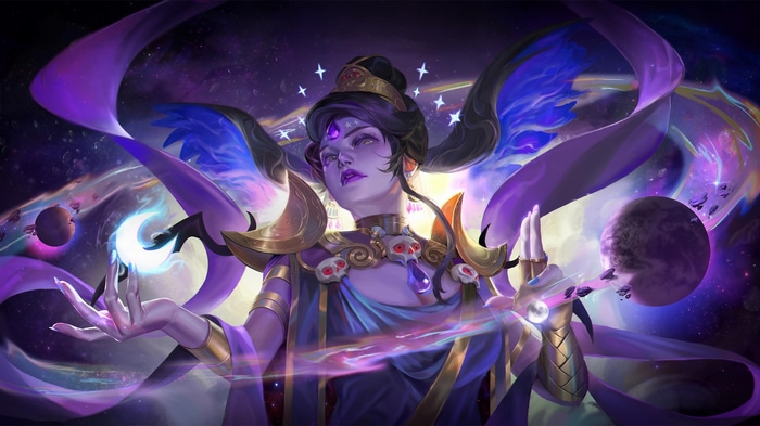 Nyx from Hades in a cosmic setting