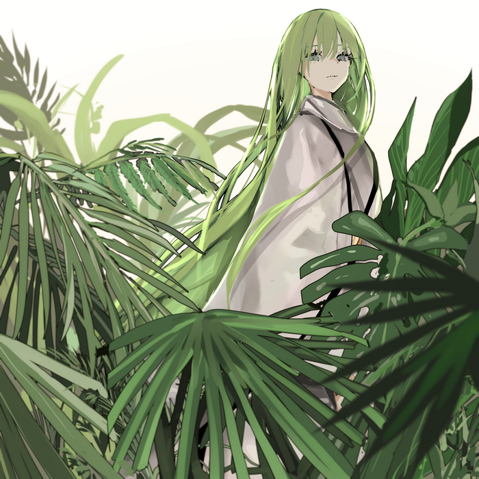Enkidu from Fate/Grand Order in a jungle