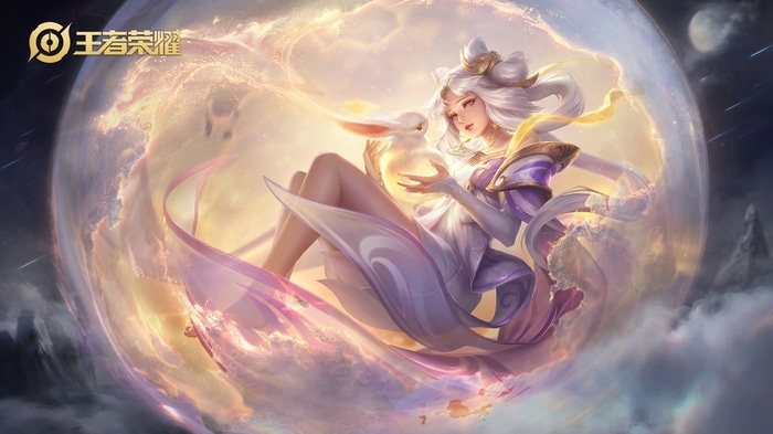 Chang'e and rabbit in Honor of Kings