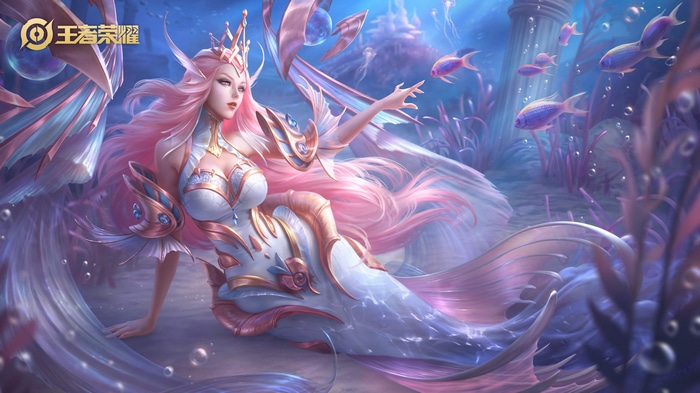 Honor of Kings Mermaid Queen Underwater