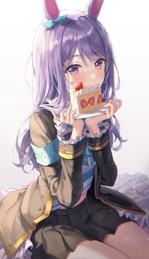 Uma Musume Pretty Derby: Mejiro McQueen with Strawberry Cake