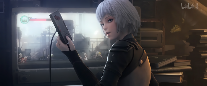 4K YUEKUI BAI playing a video game
