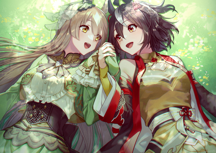Satono Diamond and Kitasan Black from Uma Musume Pretty Derby