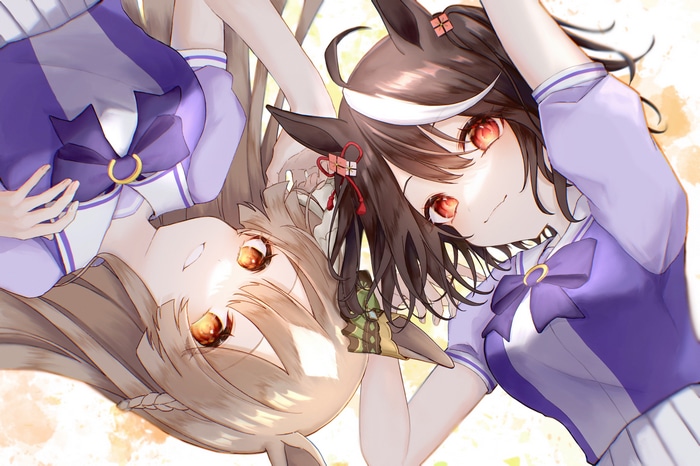 Kitasan Black and Satono Diamond from Uma Musume Pretty Derby