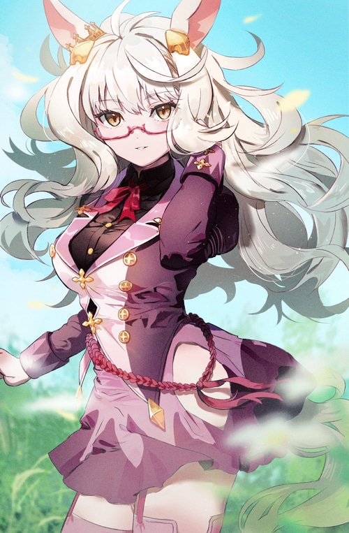 Biwa Hayahide from Uma Musume Pretty Derby fan art
