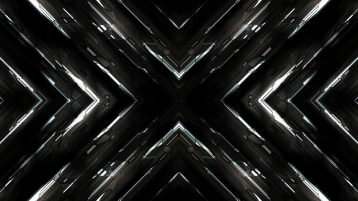 Abstract Symmetry Metal Fractal 4K