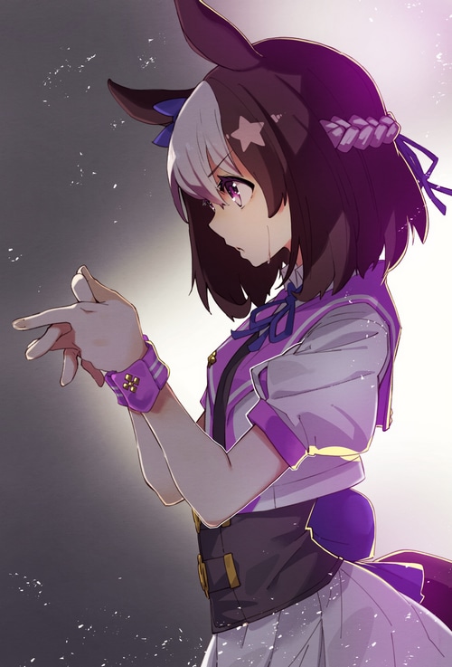 Special Week crying in Uma Musume Pretty Derby fan art