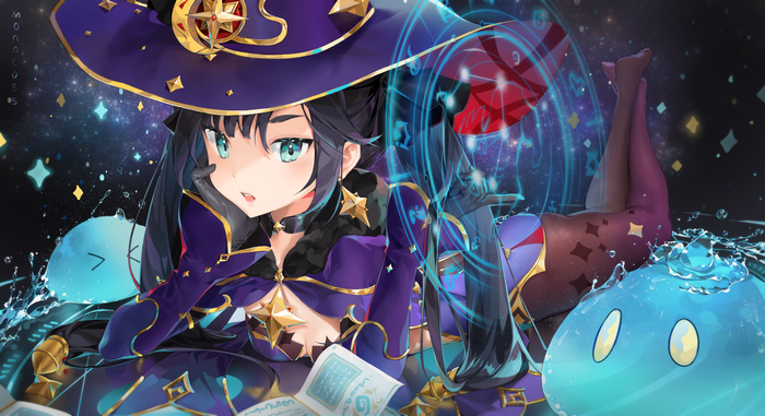 4K Genshin Impact Mona artwork