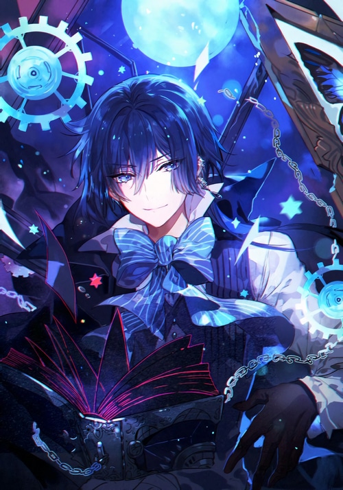 Vanitas from Vanitas no Carte holding a book