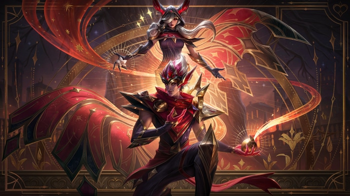 Xayah and Rakan from League of Legends