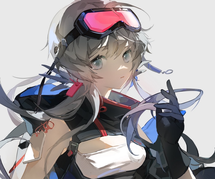 Arknights Mulberry Anime Girl with Goggles