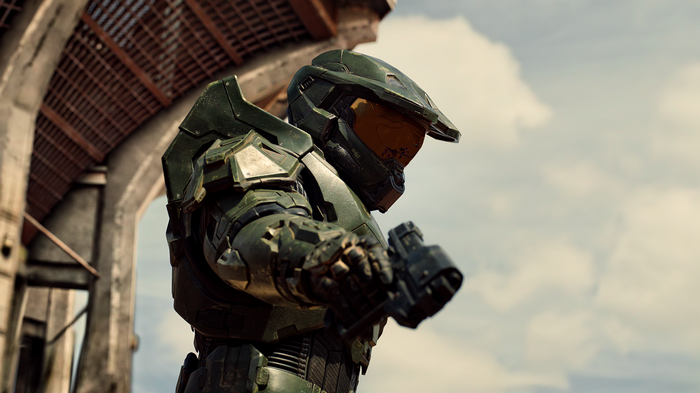 4K Master Chief in Halo Armor with Weapon
