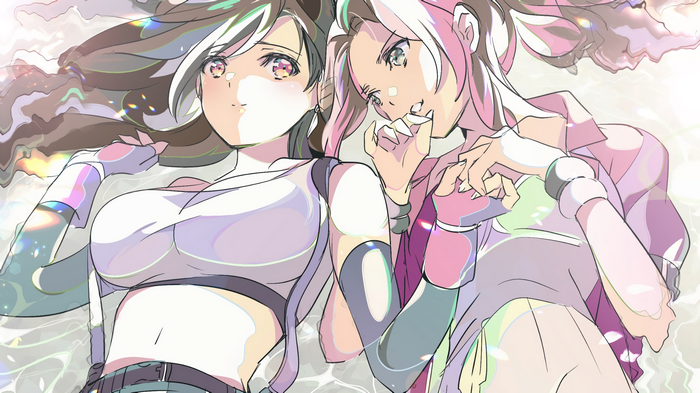 Tifa Lockhart and Aerith Gainsborough from Final Fantasy VII