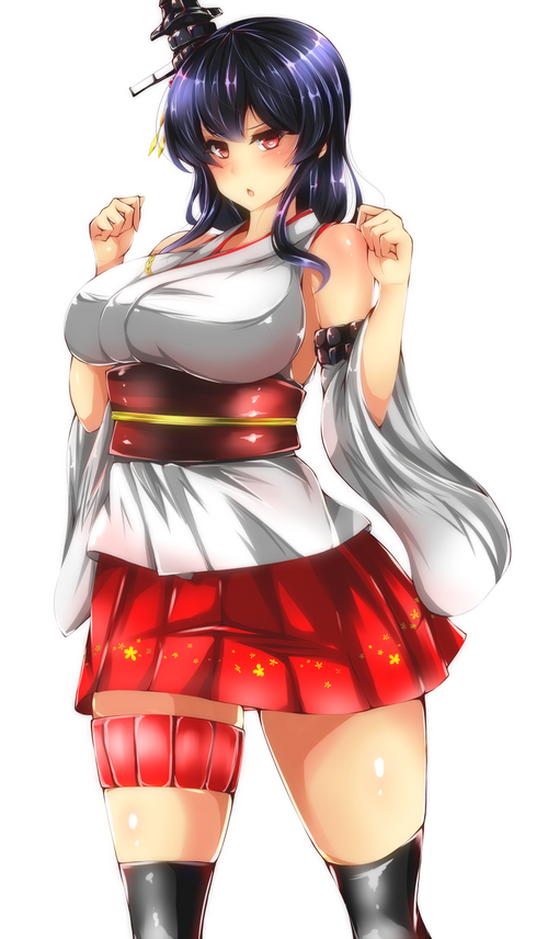 Yamashiro from Kantai Collection in Japanese clothes