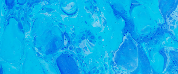 4K Abstract Blue Fluid Art