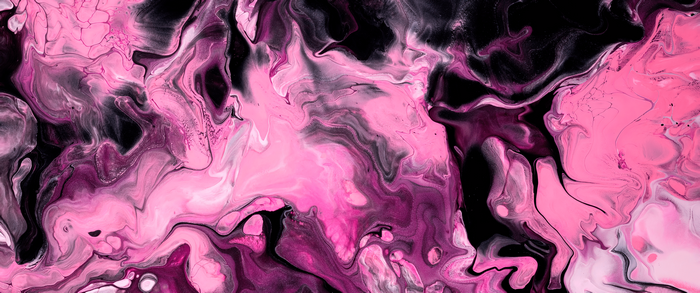4K Abstract Pink and Black Swirls
