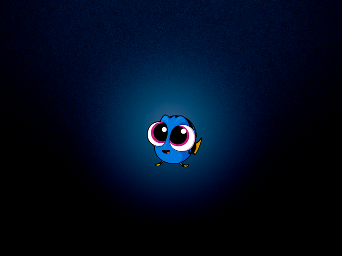 Dory from Finding Dory cartoon artwork