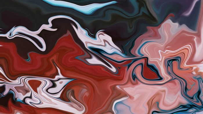4K Abstract Fluid Shapes by XEBELION