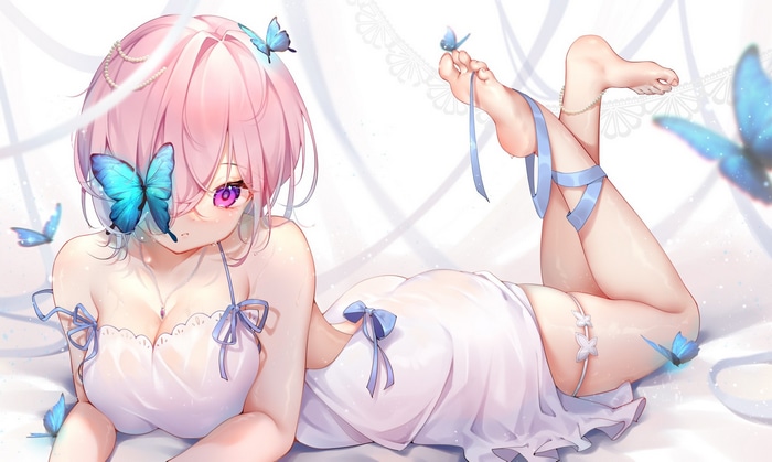 Mash Kyrielight with Butterflies