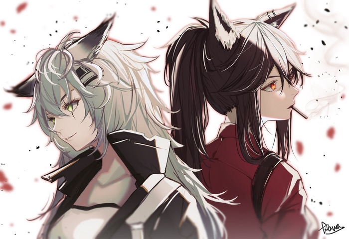 Lappland and Texas from Arknights