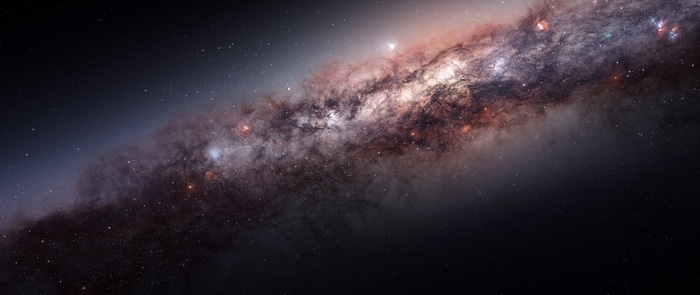 4K Milky Way Galaxy in Space