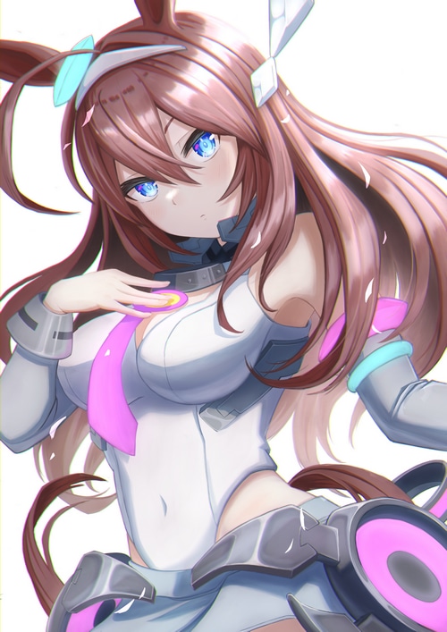 Mihono Bourbon fan art from Uma Musume Pretty Derby