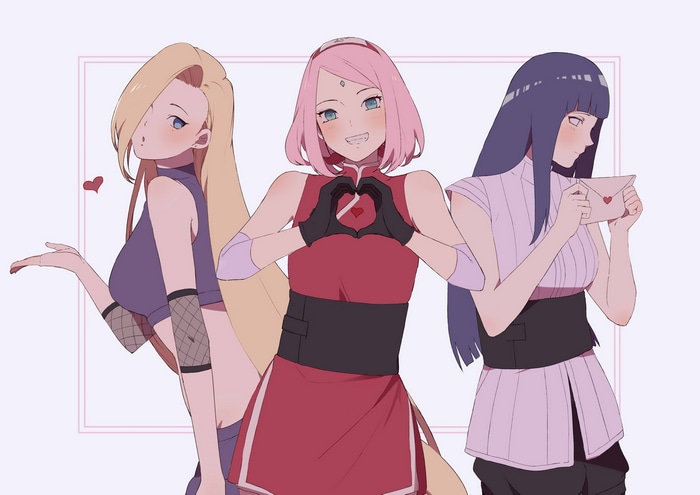 Naruto Shippuden: Ino, Sakura, and Hinata
